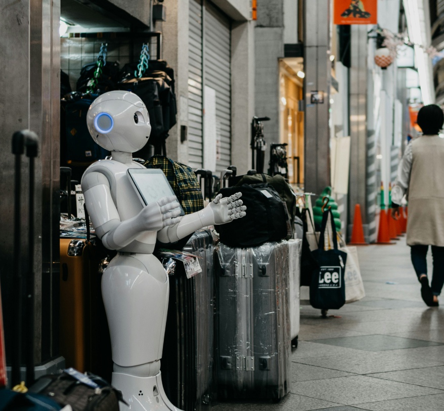 Robot customer service in Shopping Mall