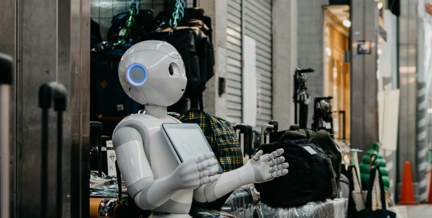 Robot customer service in Shopping Mall