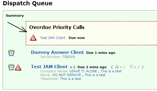 Overdue Dispatch Queue