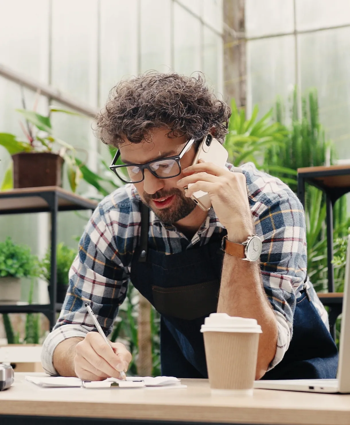 Man talking on the phone